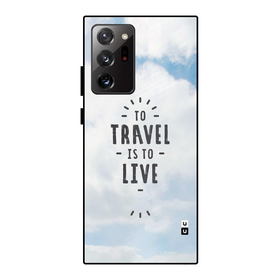 Travel is Life Metal Back Case for Galaxy Note 20 Ultra