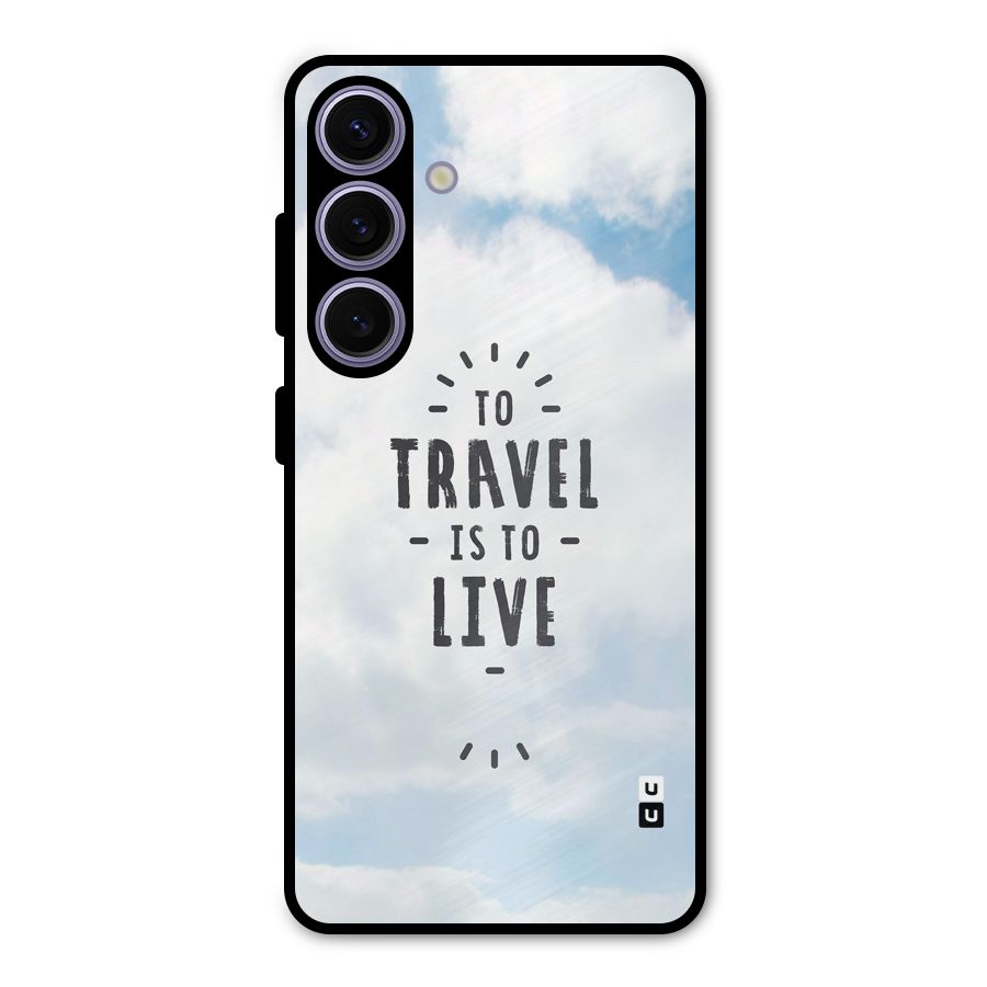 Travel is Life Metal Back Case for Galaxy S24