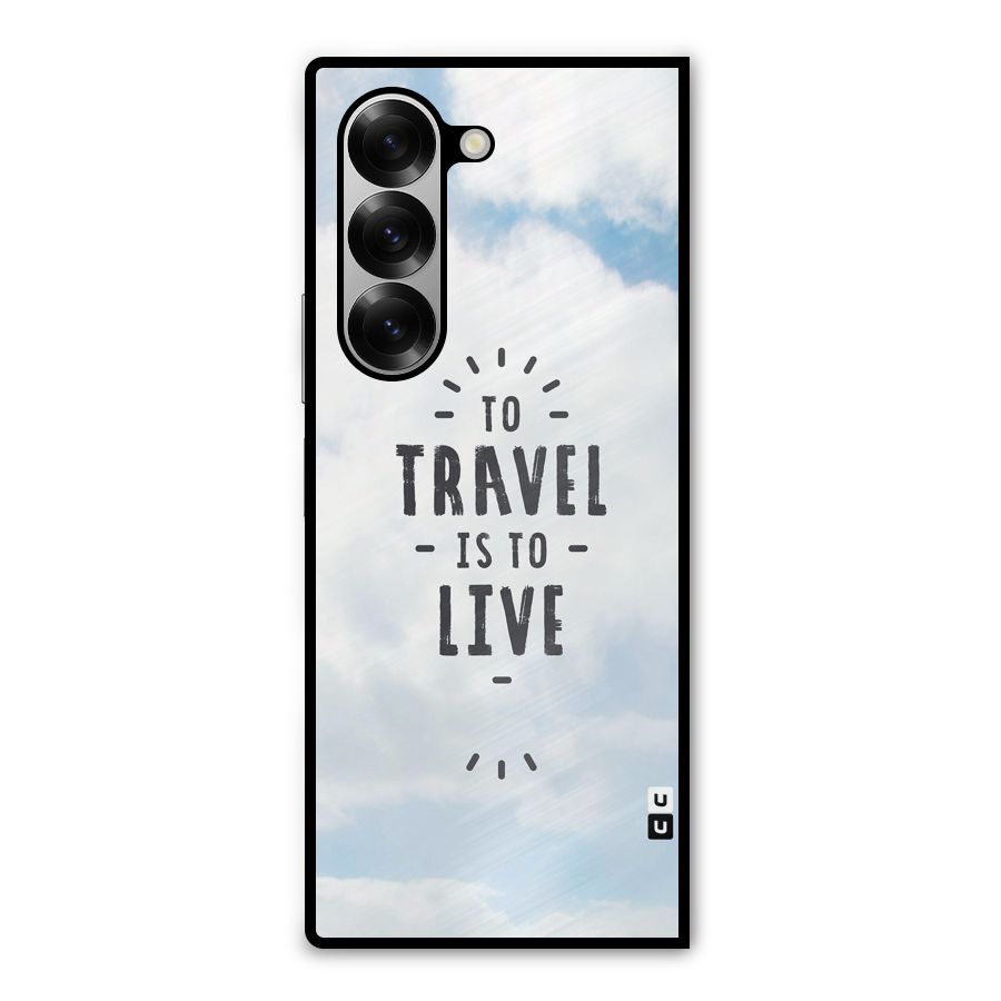 Travel is Life Metal Back Case for Galaxy Z Fold6