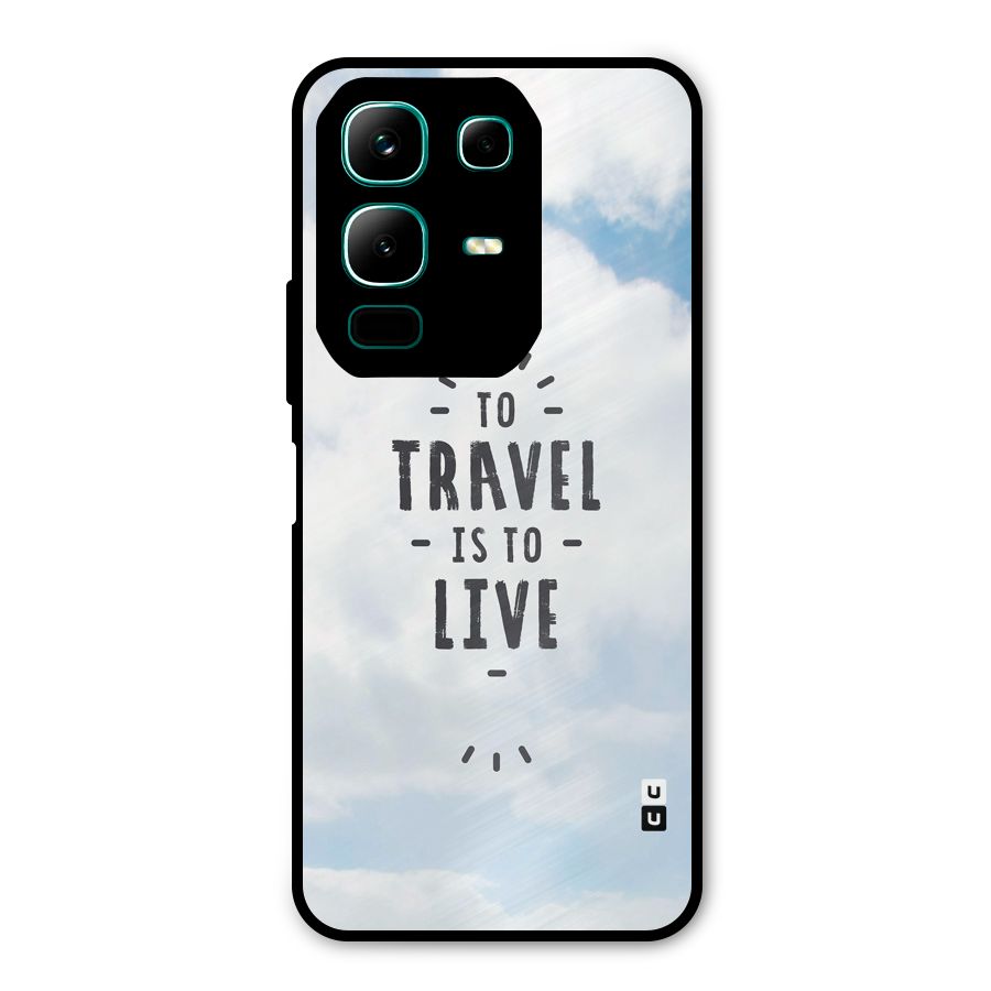 Travel is Life Metal Back Case for Infinix Note 50x