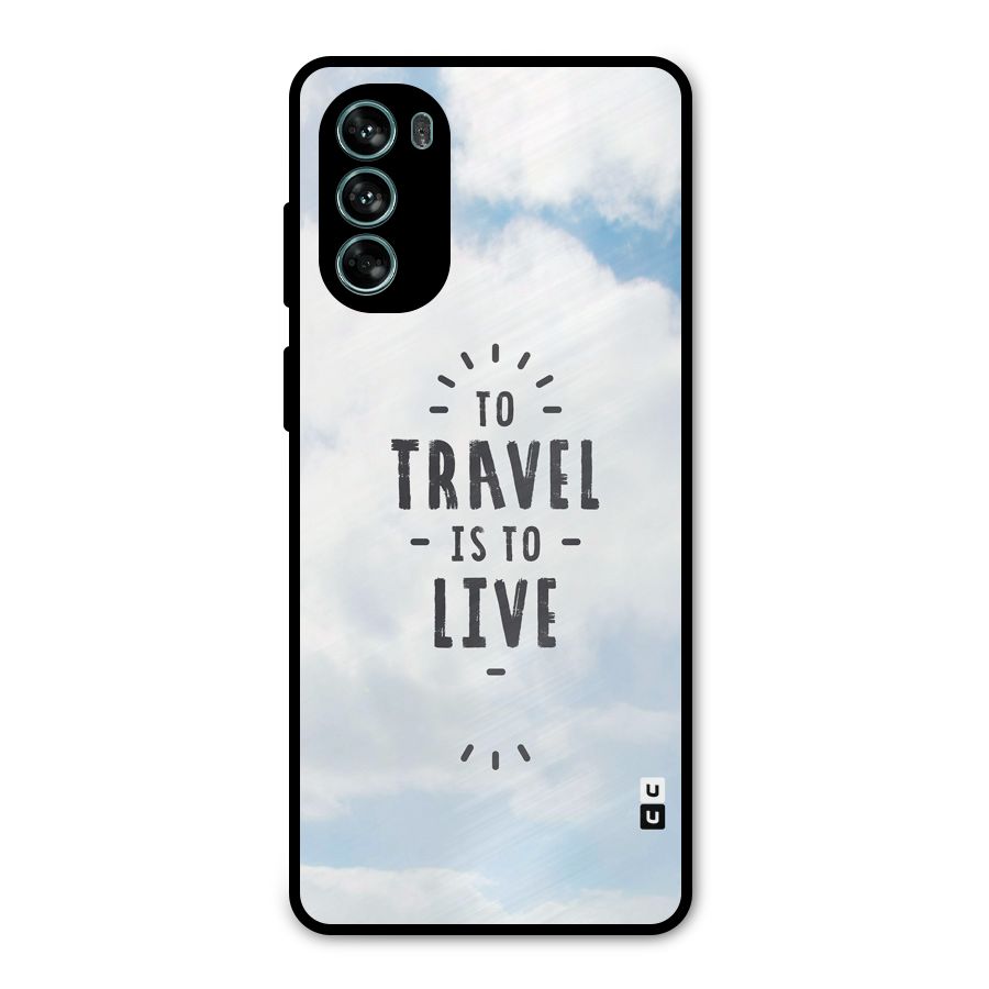 Travel is Life Metal Back Case for Moto G62