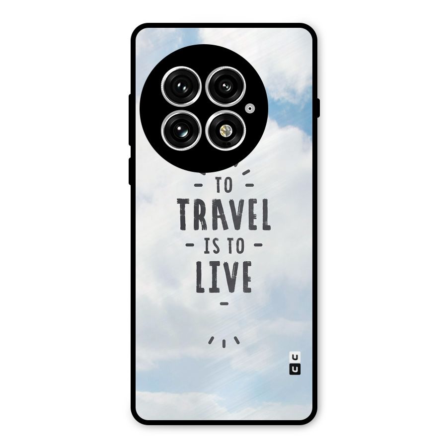 Travel is Life Metal Back Case for OnePlus 13
