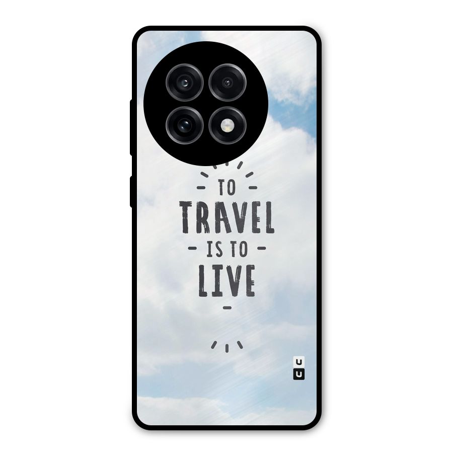 Travel is Life Metal Back Case for OnePlus 13R