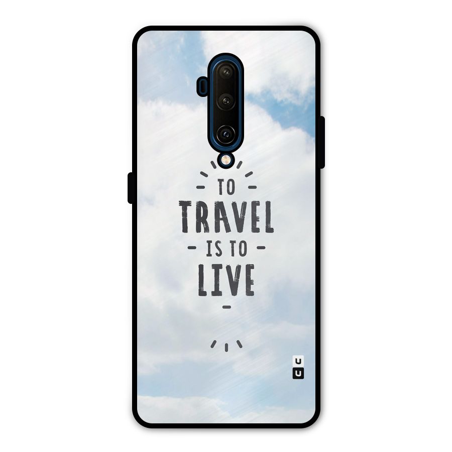Travel is Life Metal Back Case for OnePlus 7T Pro