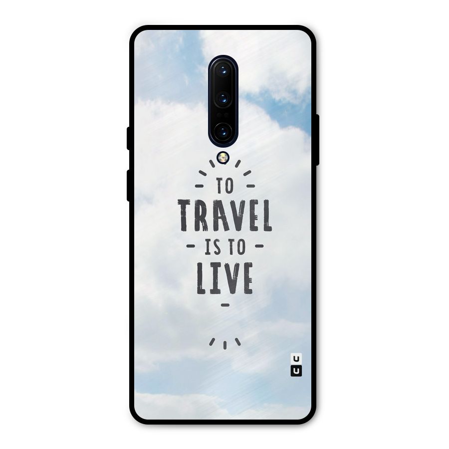 Travel is Life Metal Back Case for OnePlus 7 Pro
