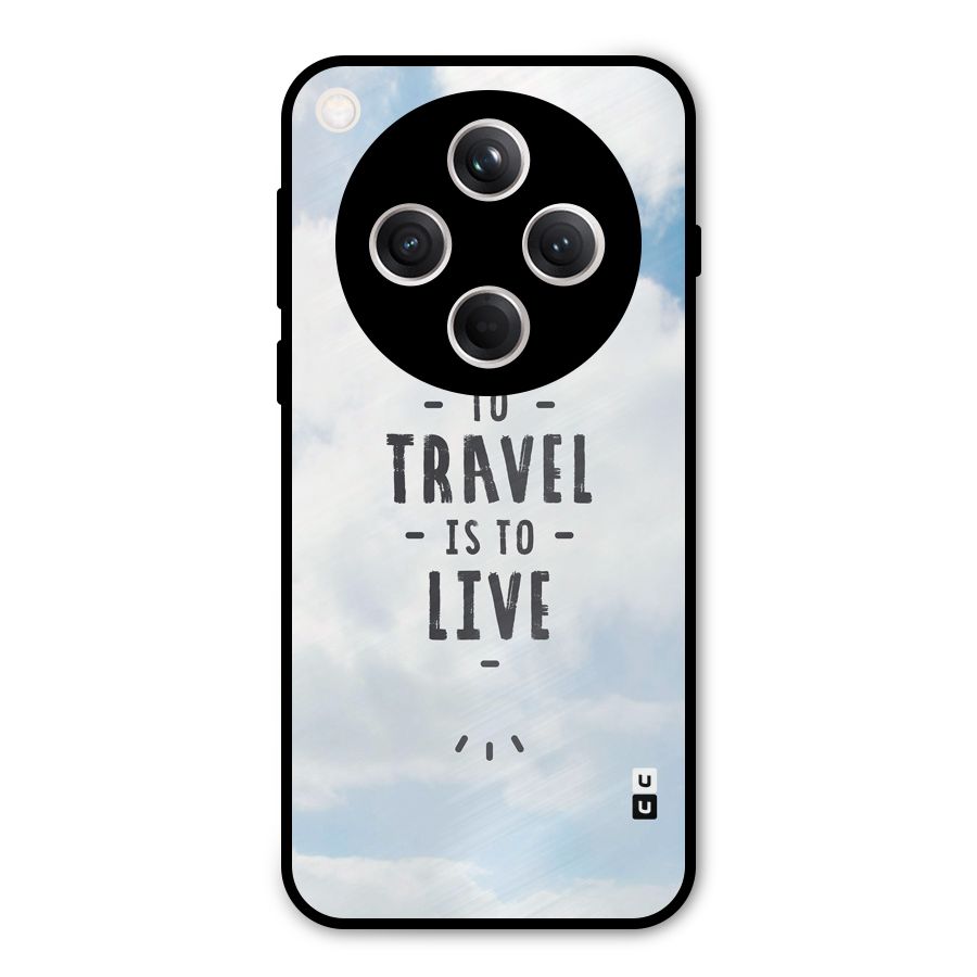 Travel is Life Metal Back Case for Oppo Find X8