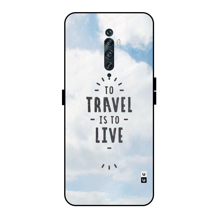 Travel is Life Metal Back Case for Oppo Reno2 Z