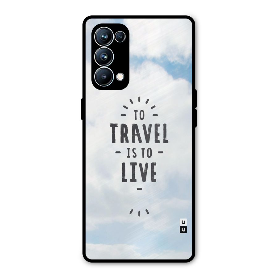 Travel is Life Metal Back Case for Oppo Reno5 Pro 5G