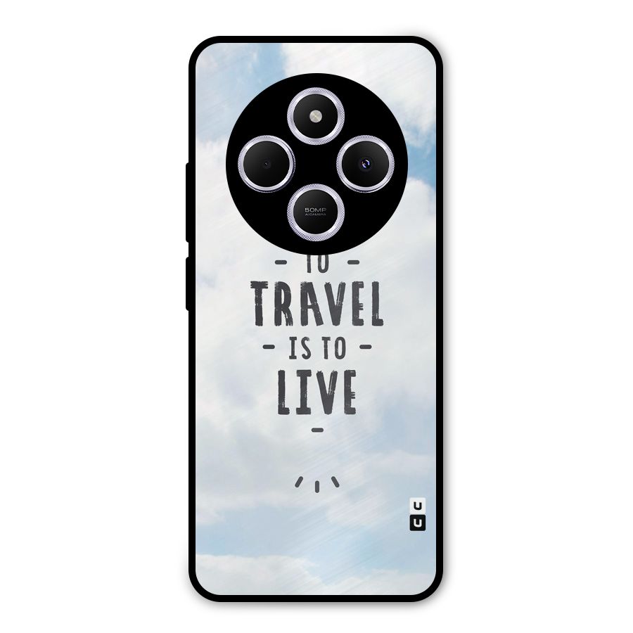 Travel is Life Metal Back Case for Poco M7