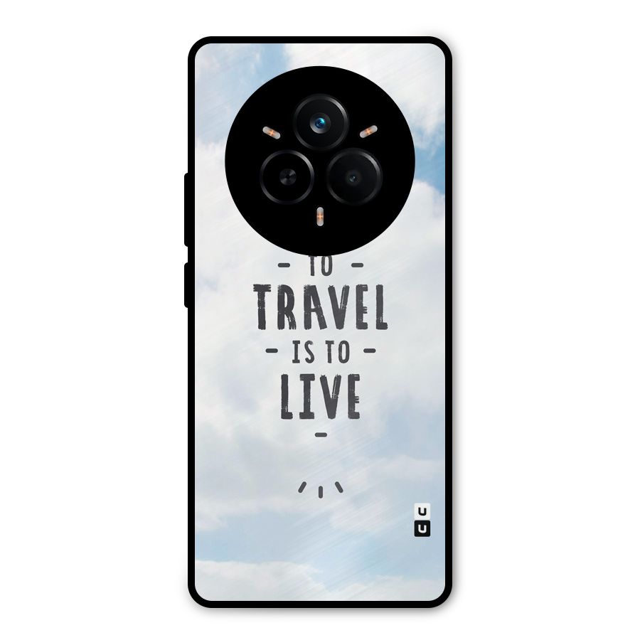 Travel is Life Metal Back Case for Realme 14 Pro