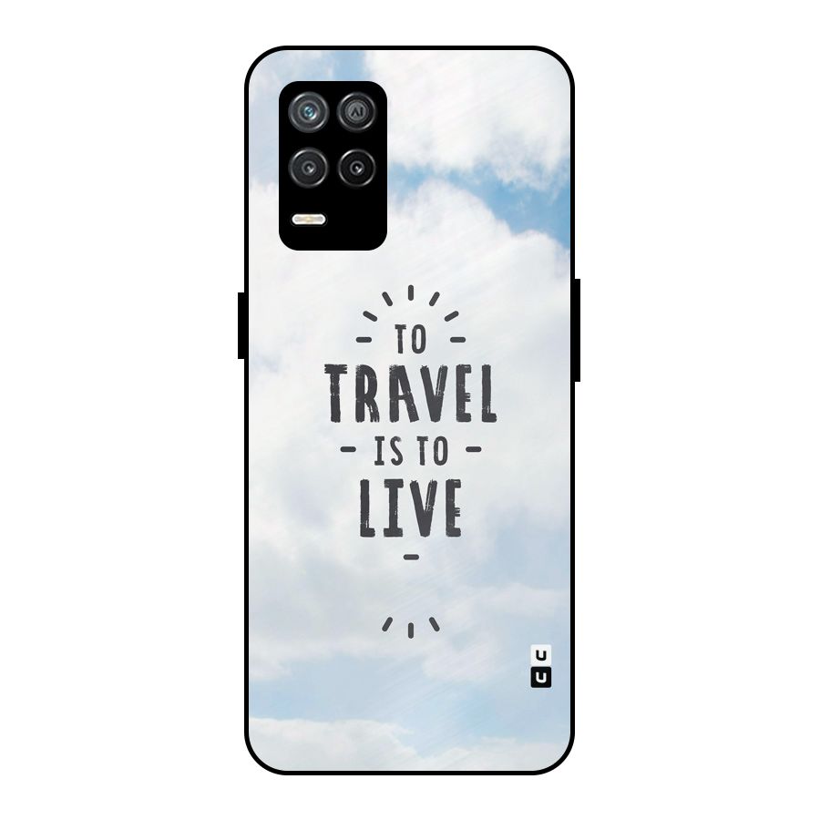 Travel is Life Metal Back Case for Realme 8s 5G