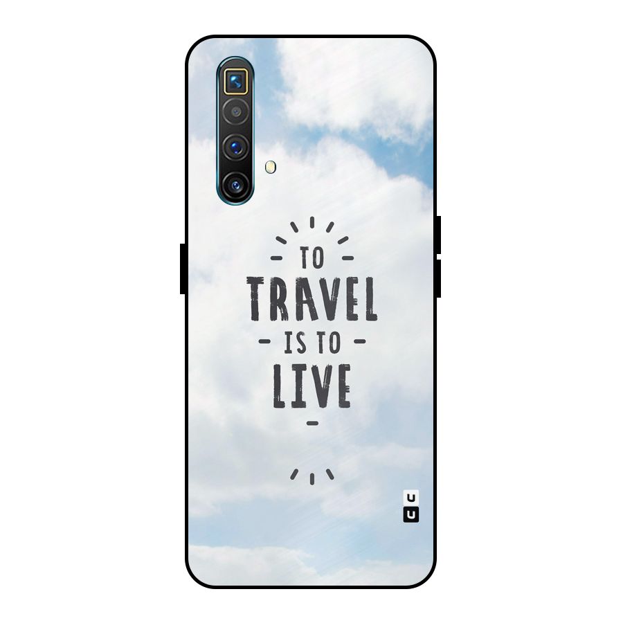 Travel is Life Metal Back Case for Realme X3 SuperZoom