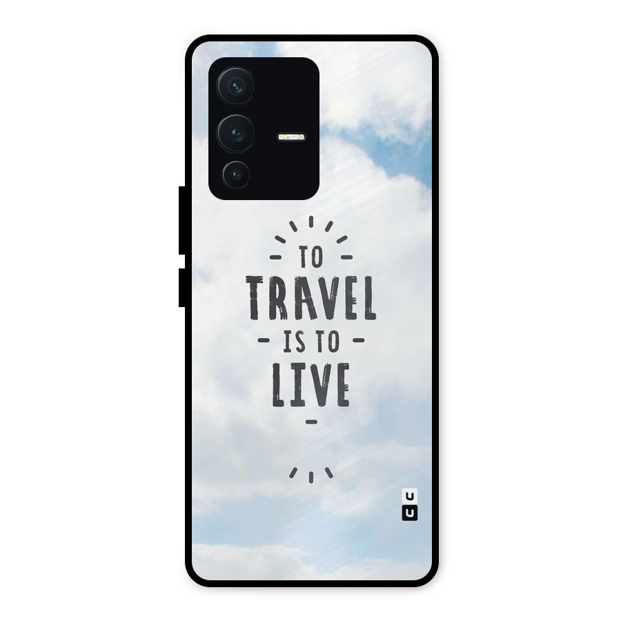 Travel is Life Metal Back Case for Vivo V23 5G