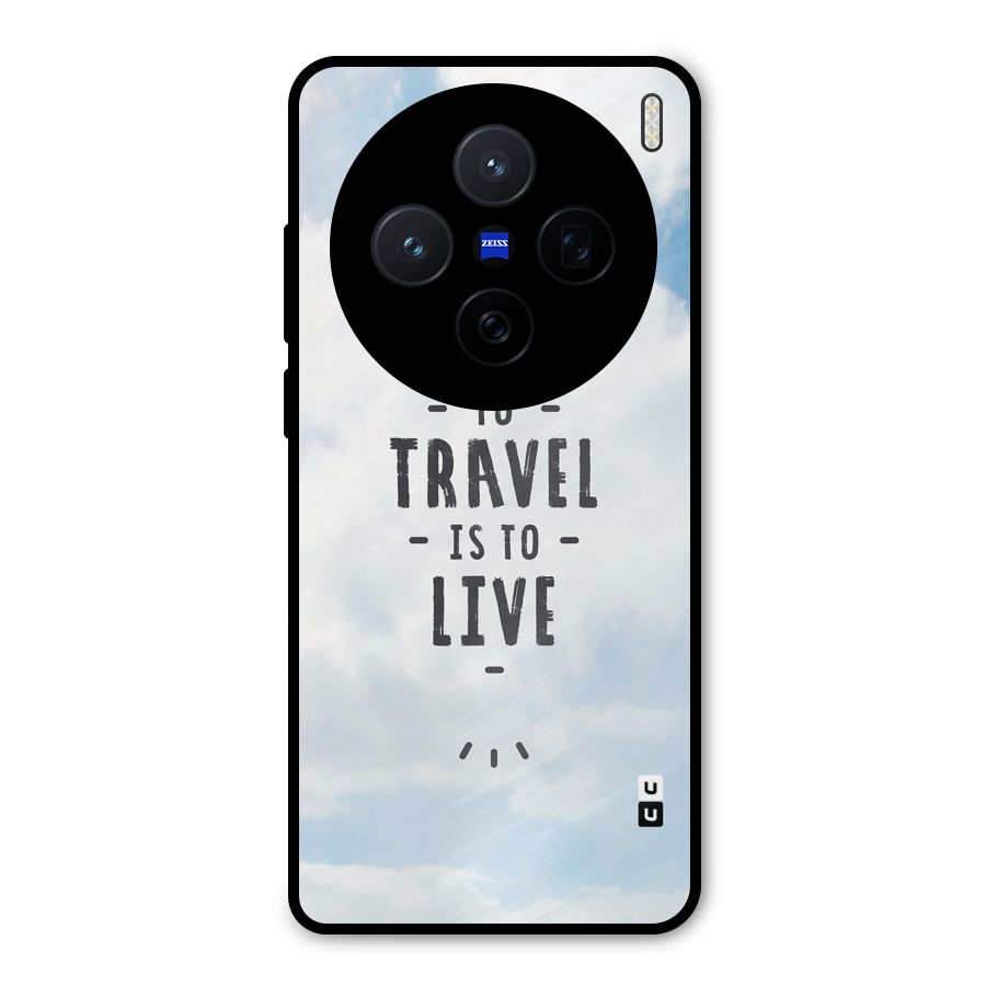 Travel is Life Metal Back Case for Vivo X200