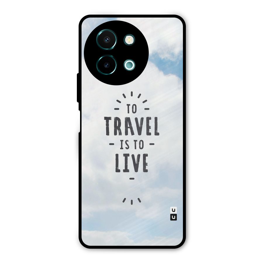 Travel is Life Metal Back Case for Vivo Y58