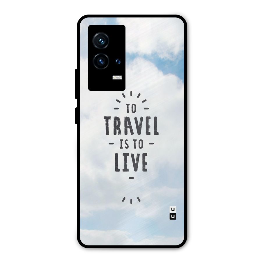 Travel is Life Metal Back Case for iQOO 9 5G