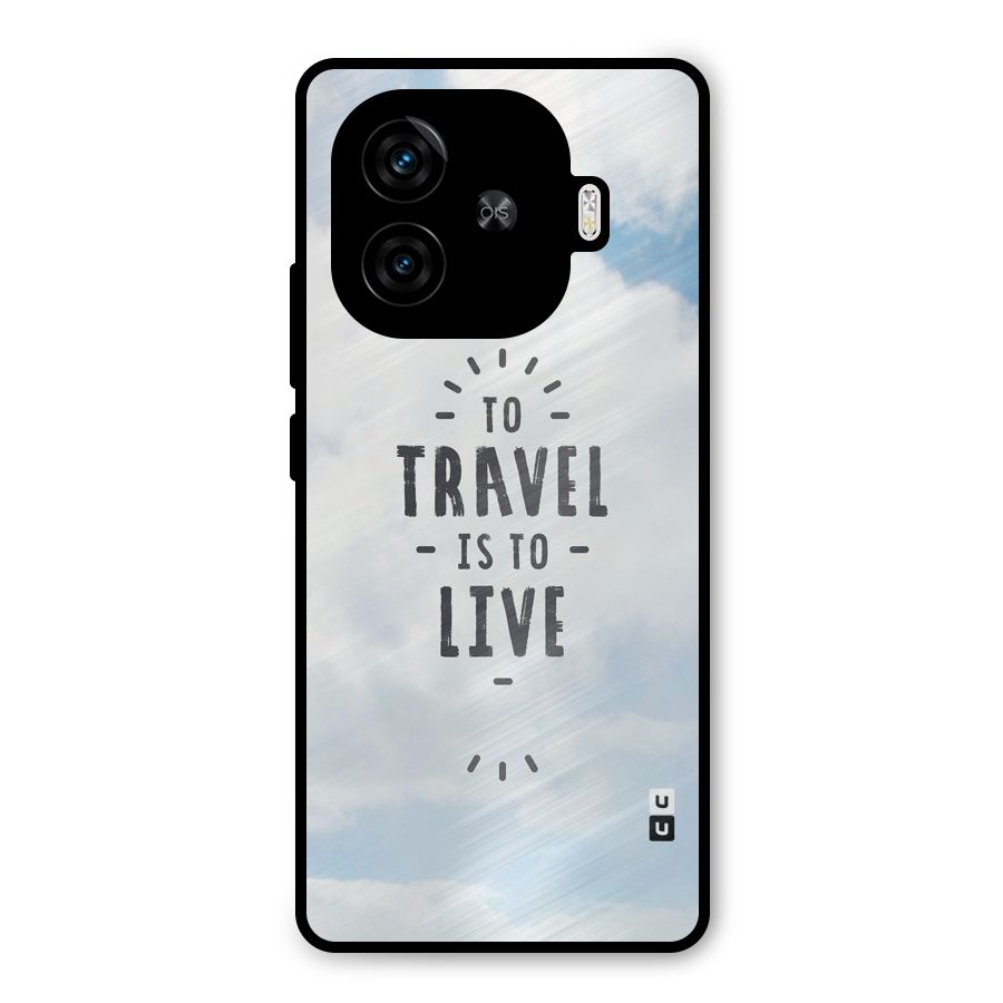 Travel is Life Metal Back Case for iQOO Neo 10R