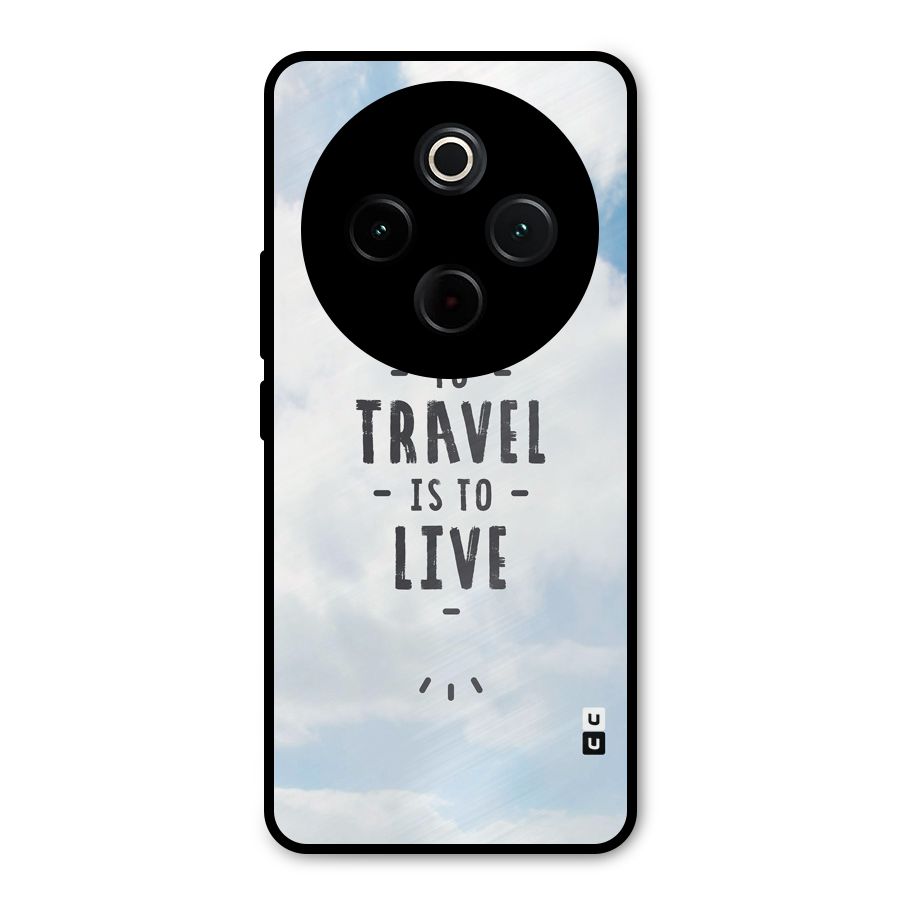 Travel is Life Metal Back Case for iQOO Z10