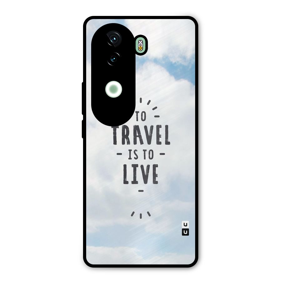 Travel is Life Metal Back Case for iQOO Z9s