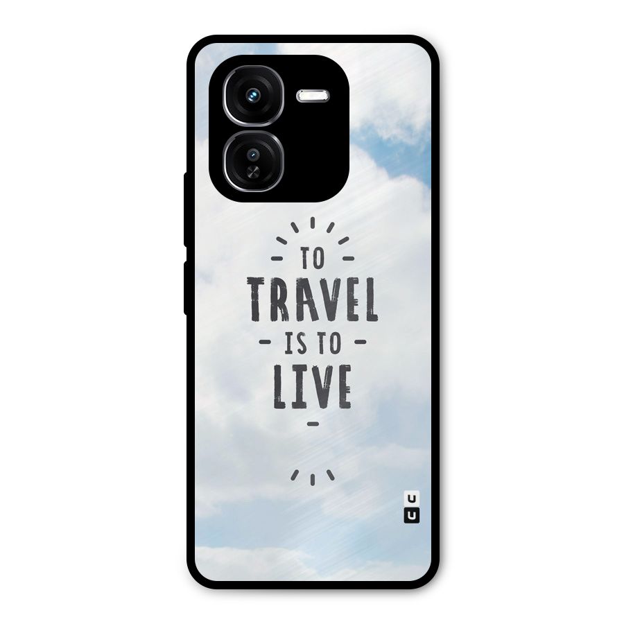 Travel is Life Metal Back Case for iQOO Z9x