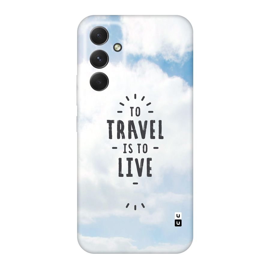 Travel is Life Original Polycarbonate Back Case for Galaxy A54