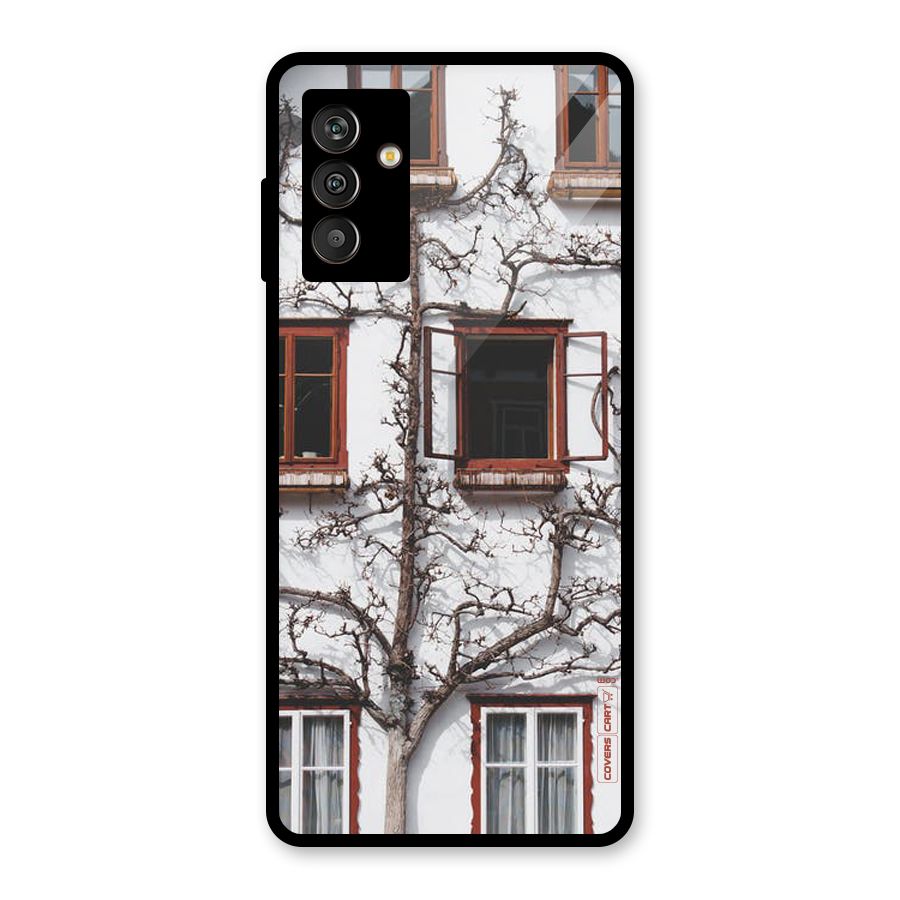 Tree House Glass Back Case for Galaxy M13