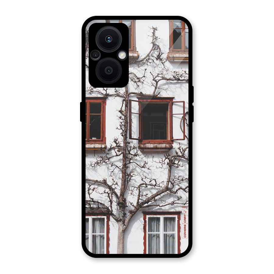 Tree House Glass Back Case for Oppo F21s Pro 5G