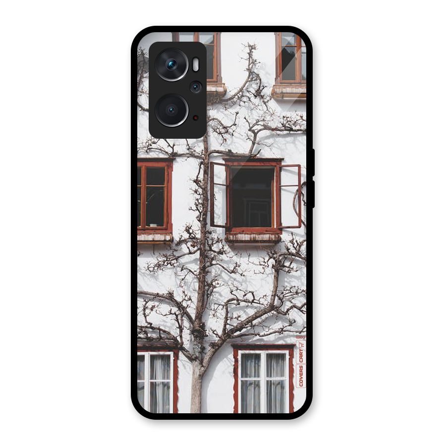 Tree House Glass Back Case for Oppo K10 4G