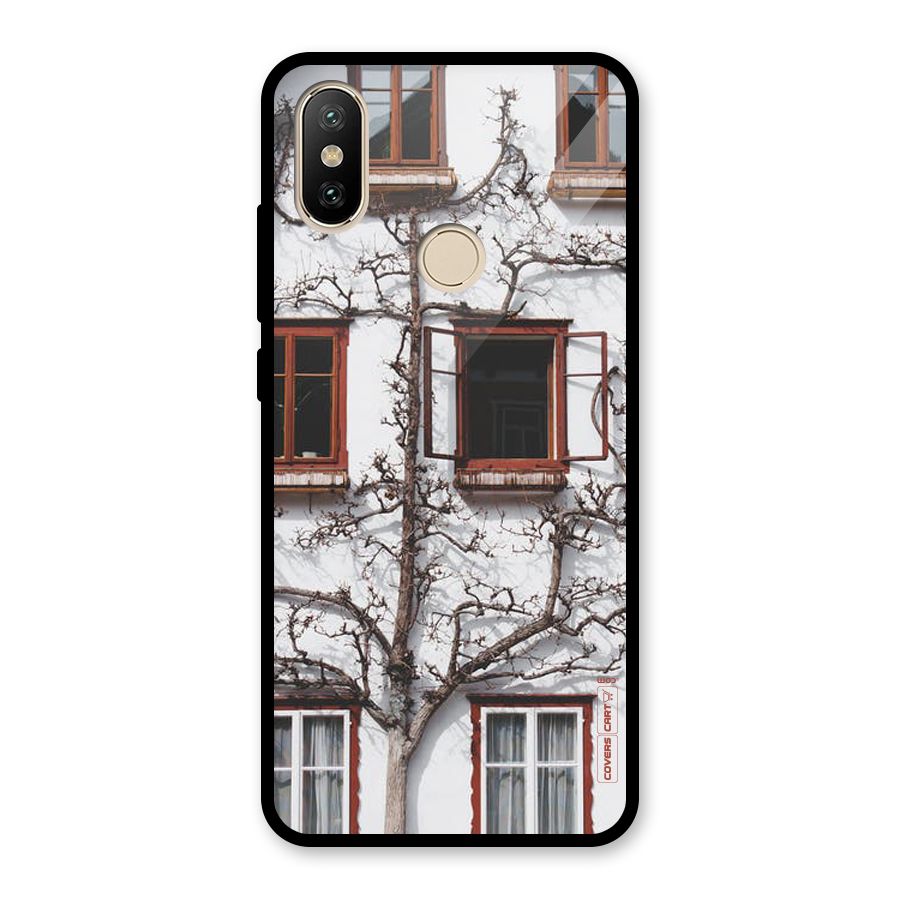 Tree House Glass Back Case for Redmi A2