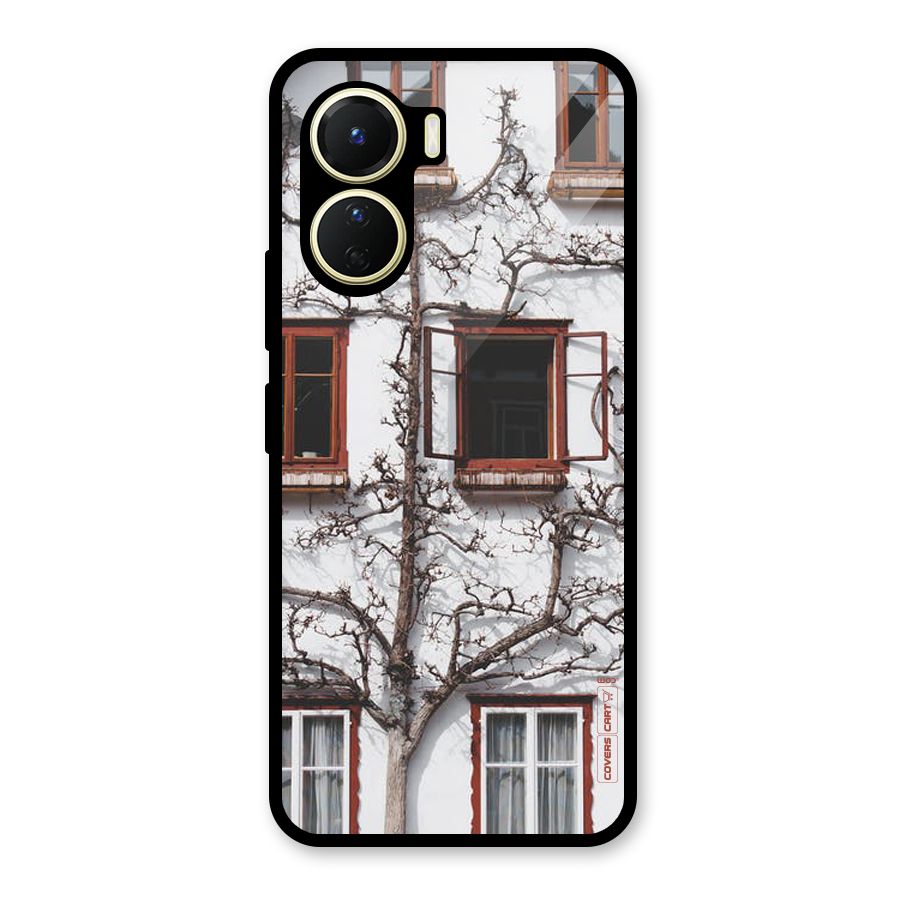 Tree House Glass Back Case for Vivo Y16