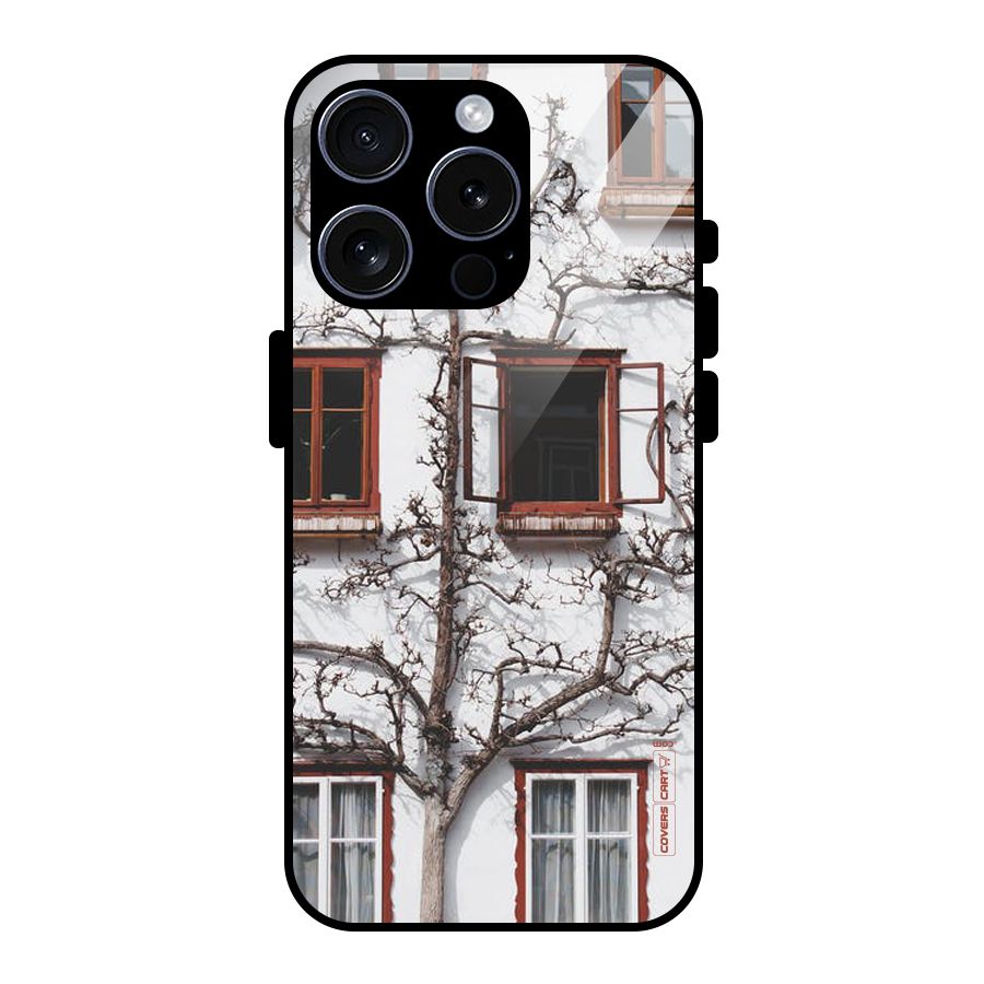 Tree House Glass Back Case for iPhone 15 Pro