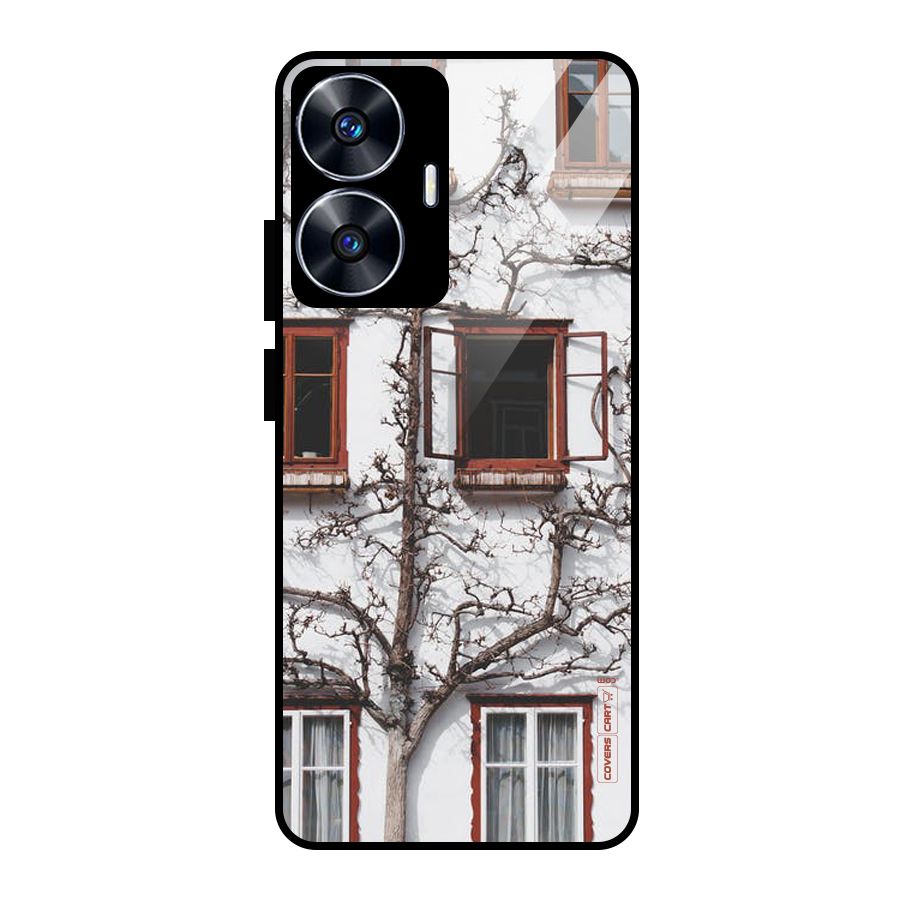 Tree House Glass Back Case for realme C55