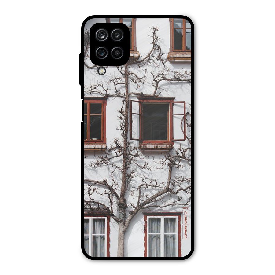Tree House Metal Back Case for Galaxy A12