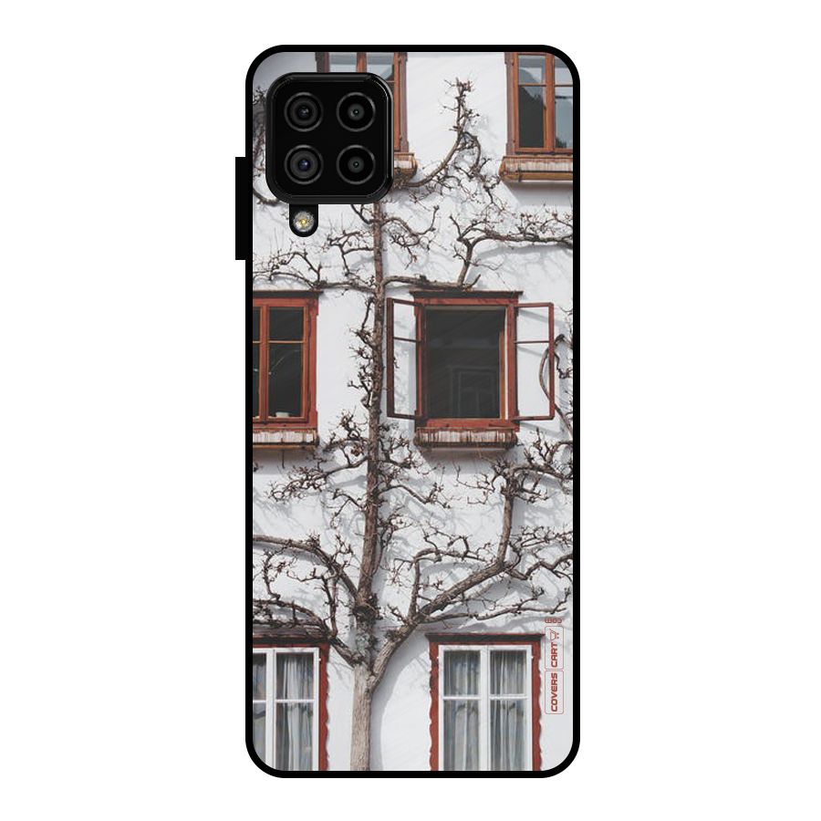 Tree House Metal Back Case for Galaxy A22 4G