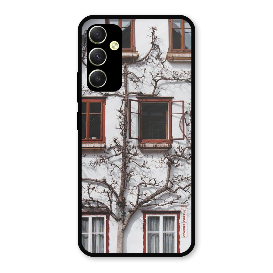 Tree House Metal Back Case for Galaxy A34