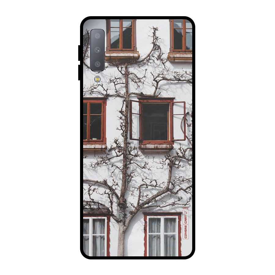 Tree House Metal Back Case for Galaxy A7 (2018)