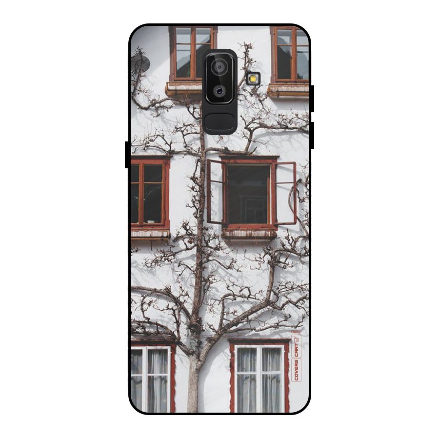 Tree House Metal Back Case for Galaxy J8