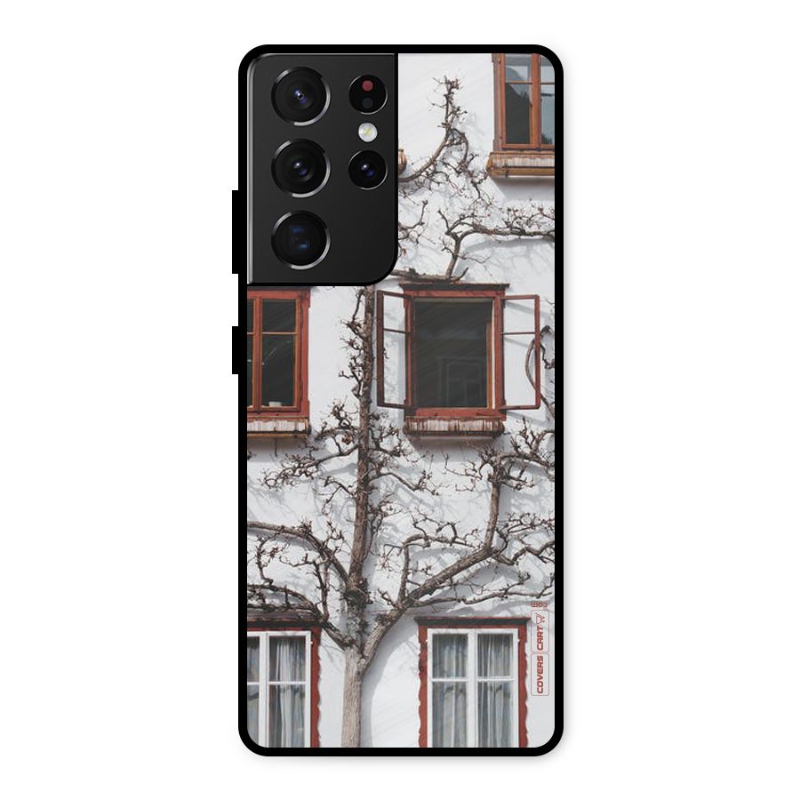 Tree House Metal Back Case for Galaxy S21 Ultra 5G