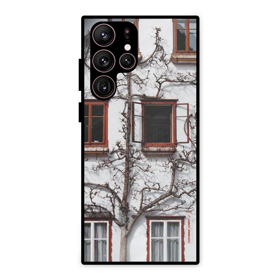 Tree House Metal Back Case for Galaxy S22 Ultra 5G