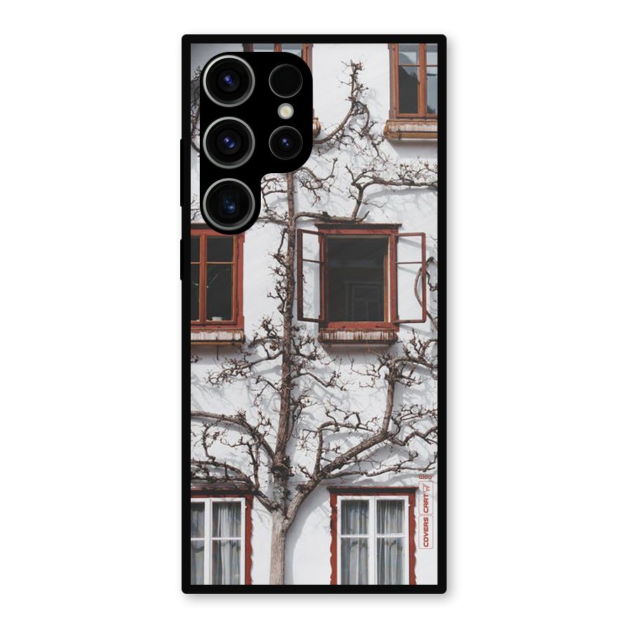 Tree House Metal Back Case for Galaxy S23 Ultra