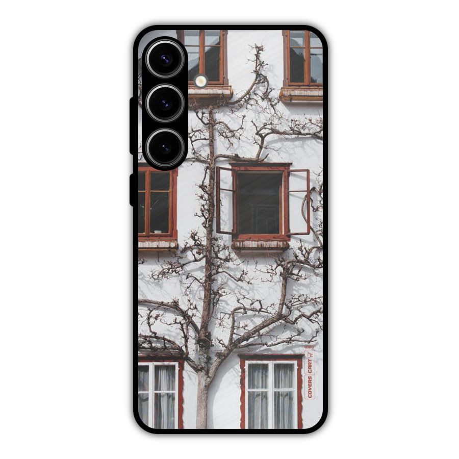 Tree House Metal Back Case for Galaxy S24 Plus