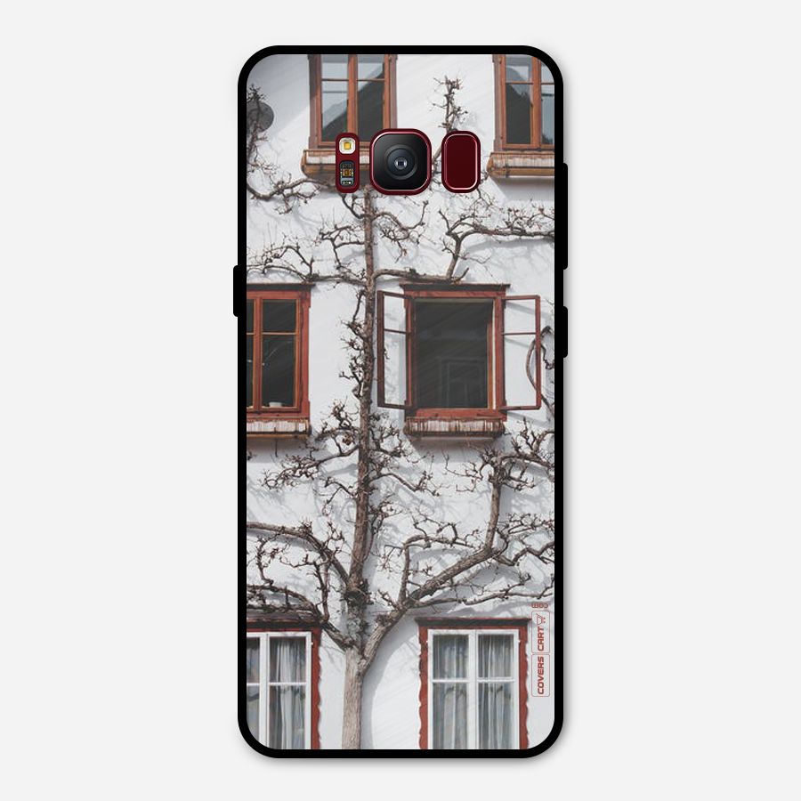 Tree House Metal Back Case for Galaxy S8