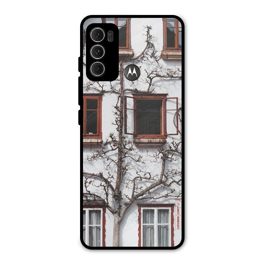 Tree House Metal Back Case for Moto G60