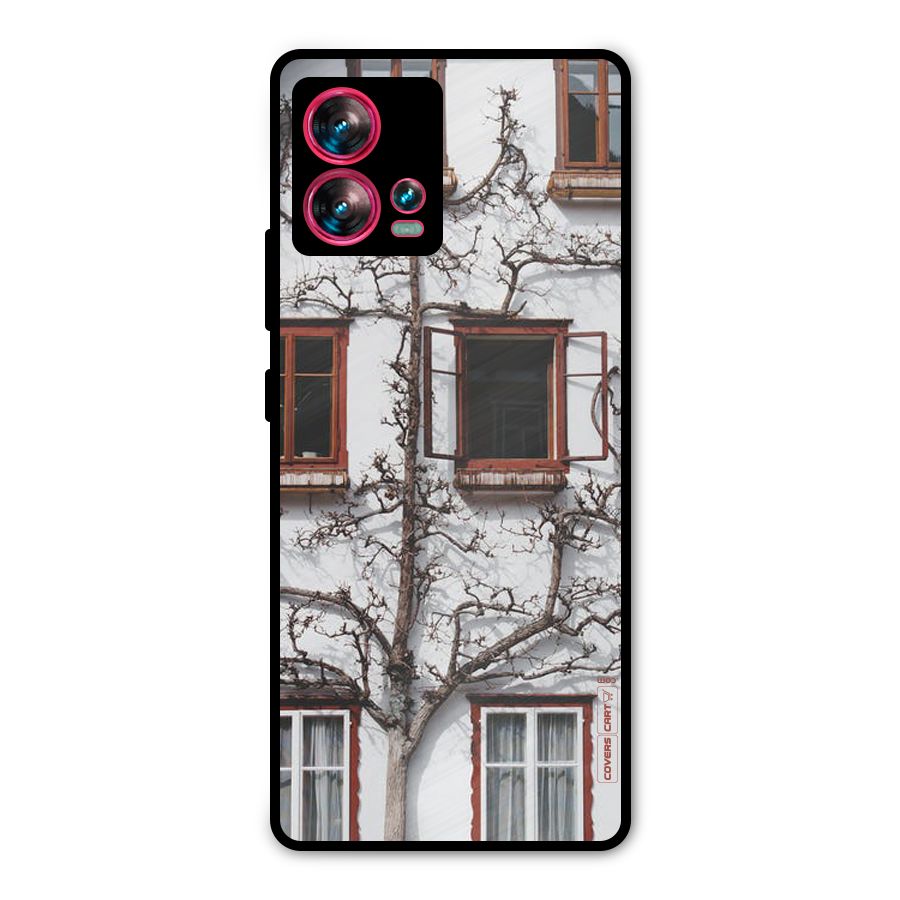 Tree House Metal Back Case for Motorola Edge 30 Fusion