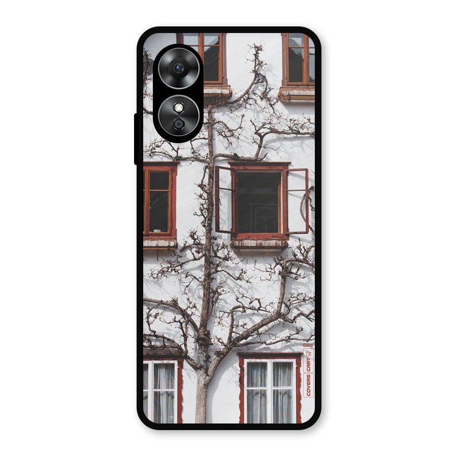 Tree House Metal Back Case for Oppo A17