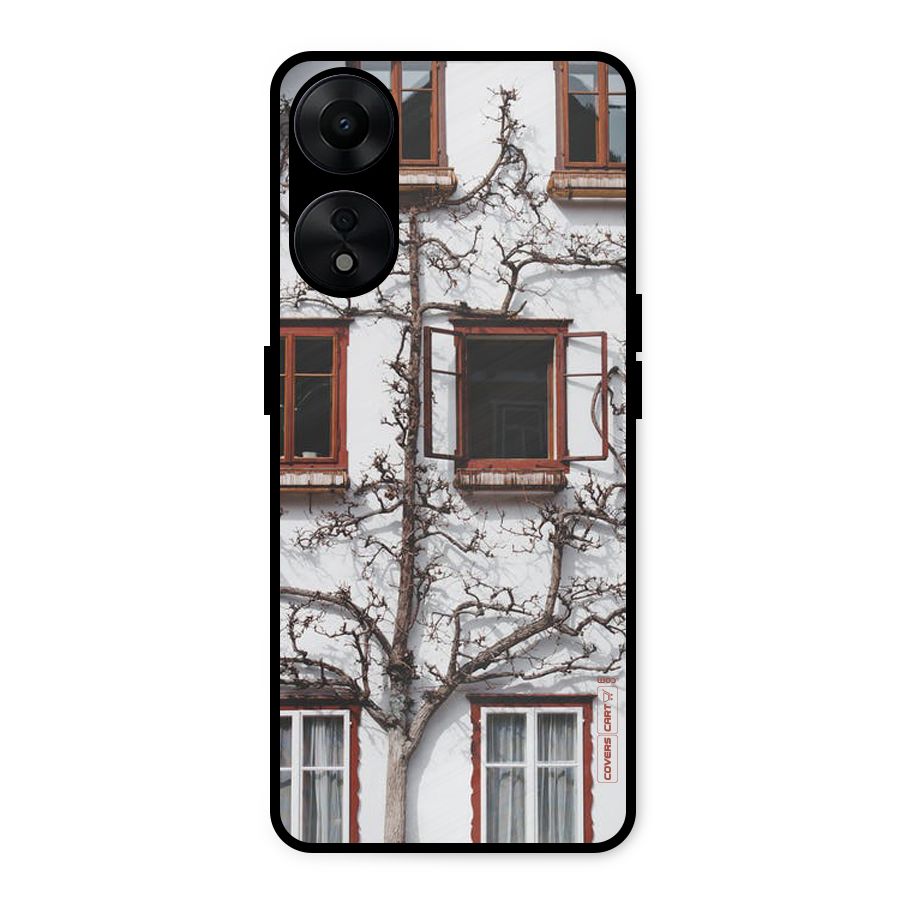 Tree House Metal Back Case for Oppo A78 5G
