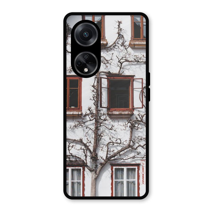 Tree House Metal Back Case for Oppo F23