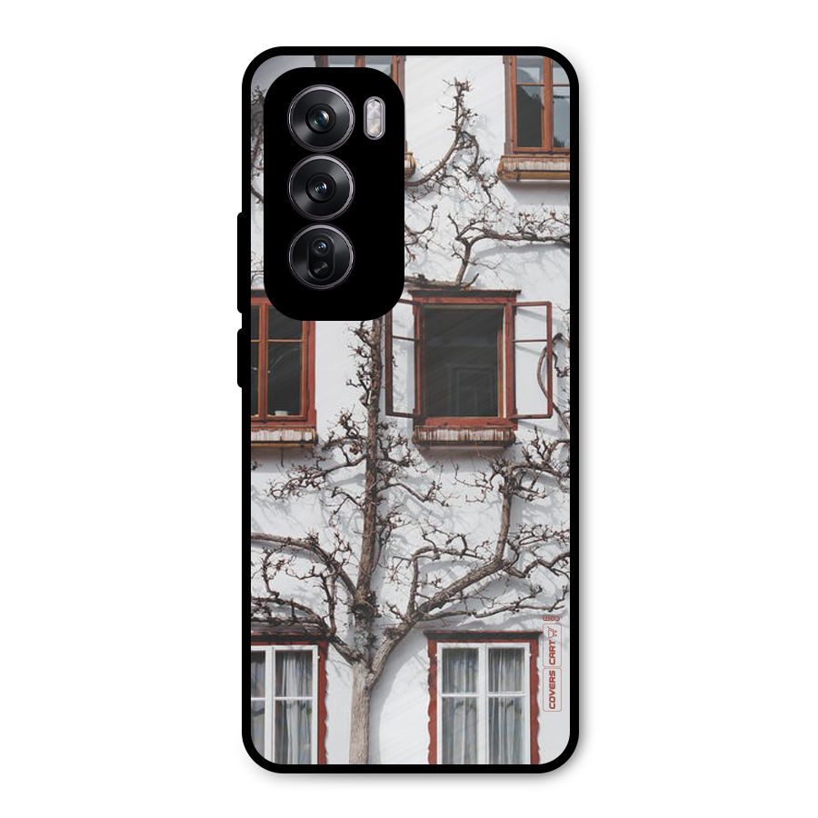 Tree House Metal Back Case for Oppo Reno12 Pro