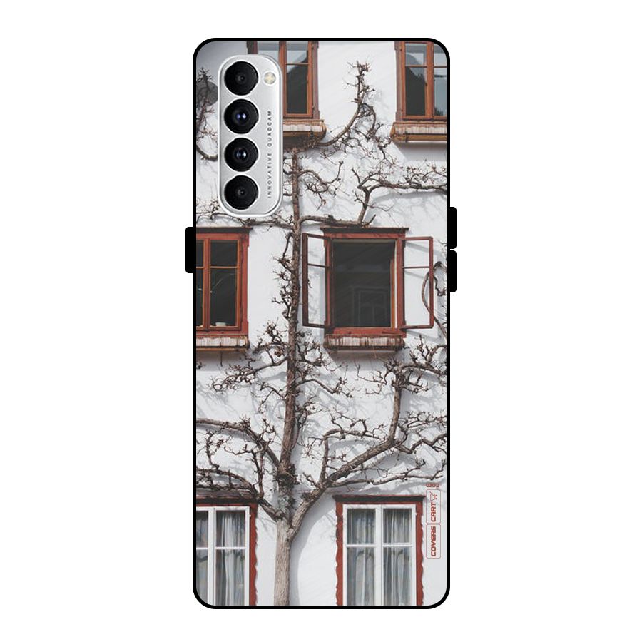 Tree House Metal Back Case for Oppo Reno4 Pro