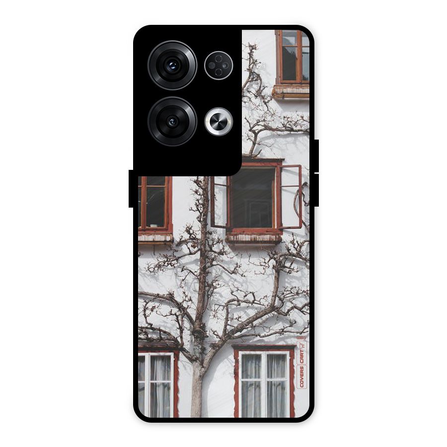 Tree House Metal Back Case for Oppo Reno8 Pro 5G